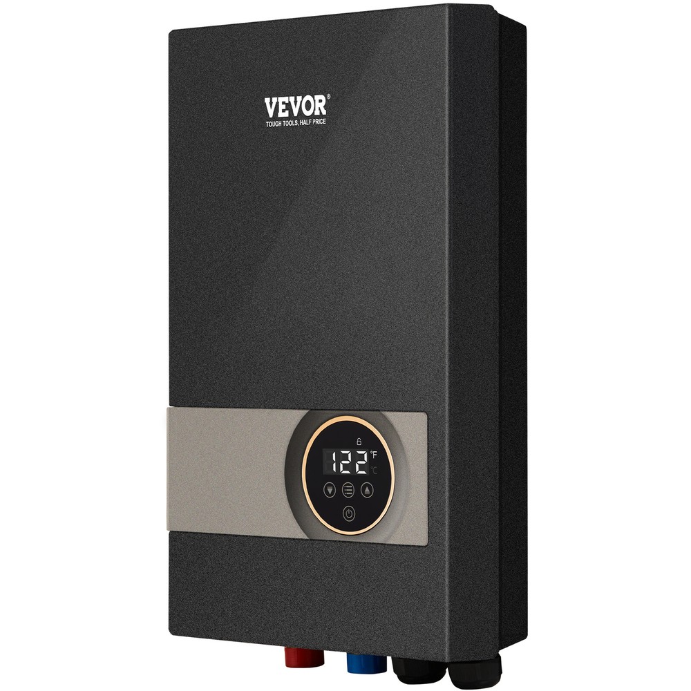 VEVOR 18KW Instant Hot Water Heater Electric Tankless On Demand Shower Boiler