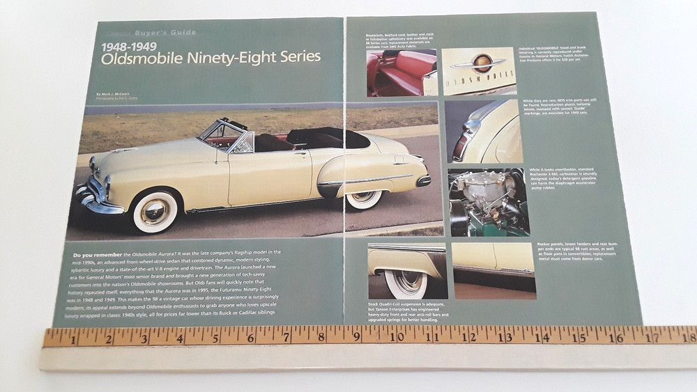 1948 - 1949 OLDSMOBILE NINETY EIGHT ORIGINAL 2006 ARTICLE