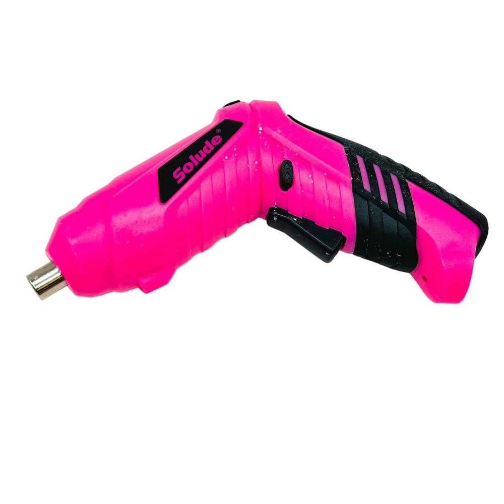 Solude Pink Cordless Rechargeable Screwdriver