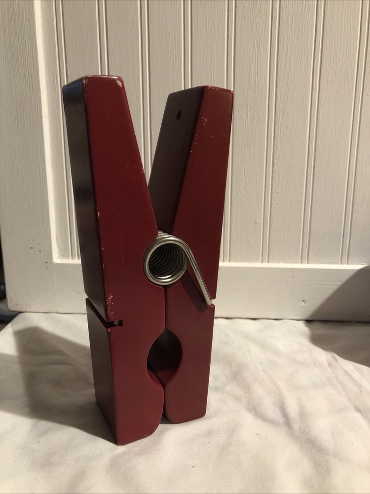 Large Red Wall Hanging Clothes Pin