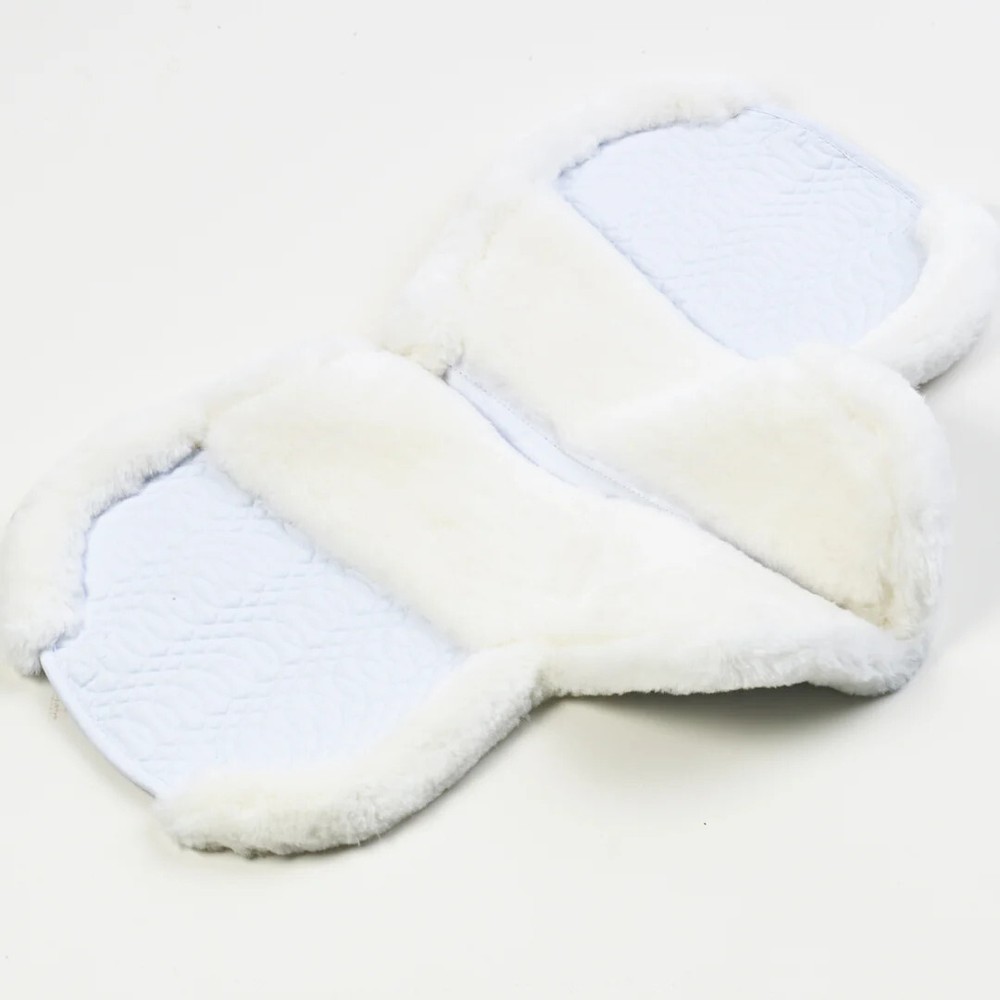 Ovation Europa Hunter Contoured Show Pad - White/White