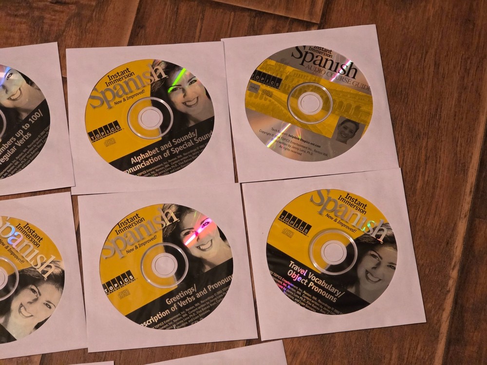 Spanish Language Instruction Software - 10 CD Set Topics Instant Immersion Audio