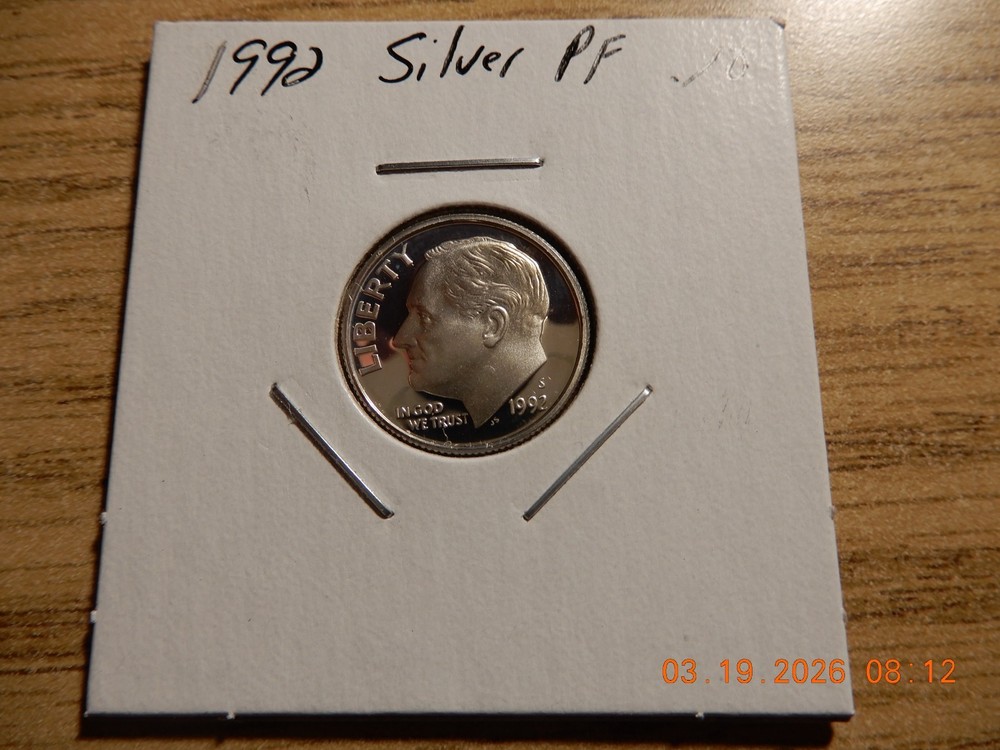 1992-S Silver Roosevelt Dime