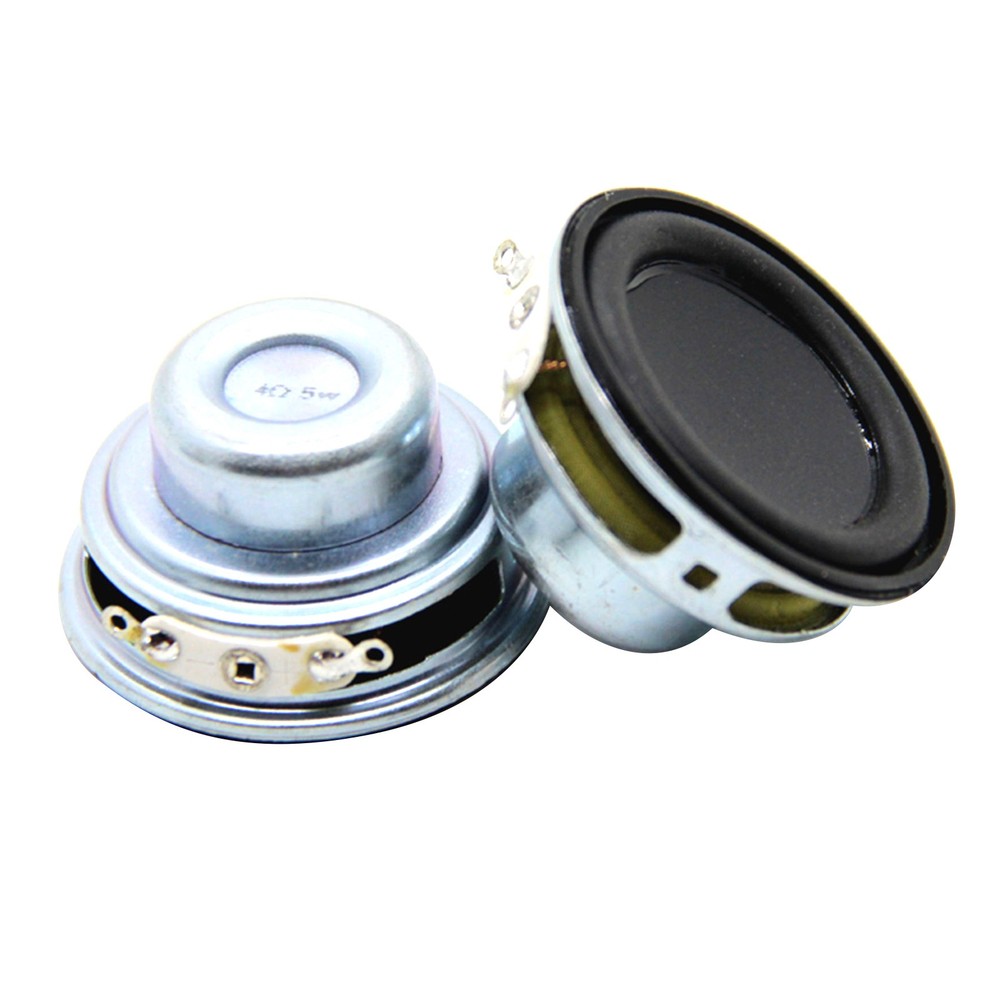 2PCS High Sensitivity Full-Range Speakers 5W 4Ω Superior Frequency Response