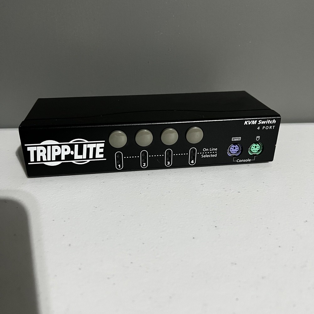 Tripp Lite CS-84 4-Port External KVM Switch PS