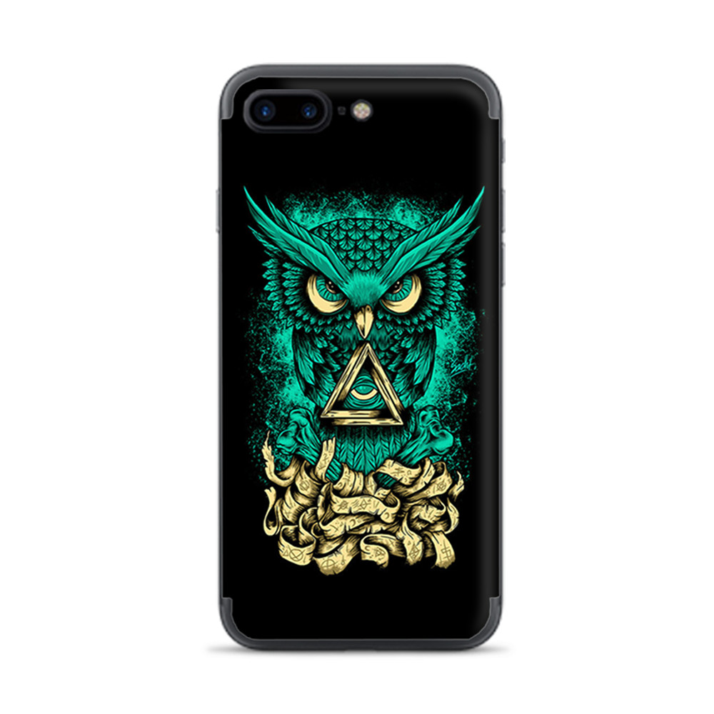 Apple iPhone 7 / 8 Plus Skins Decal Wrap Awesome Owl Evil