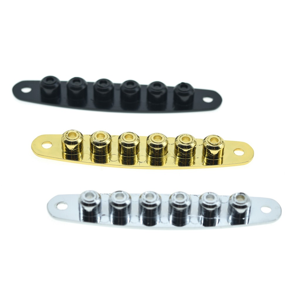 KAISH Guitar Bridge String Thru Body Ferrule Plate String Ferrule Bushing Plate