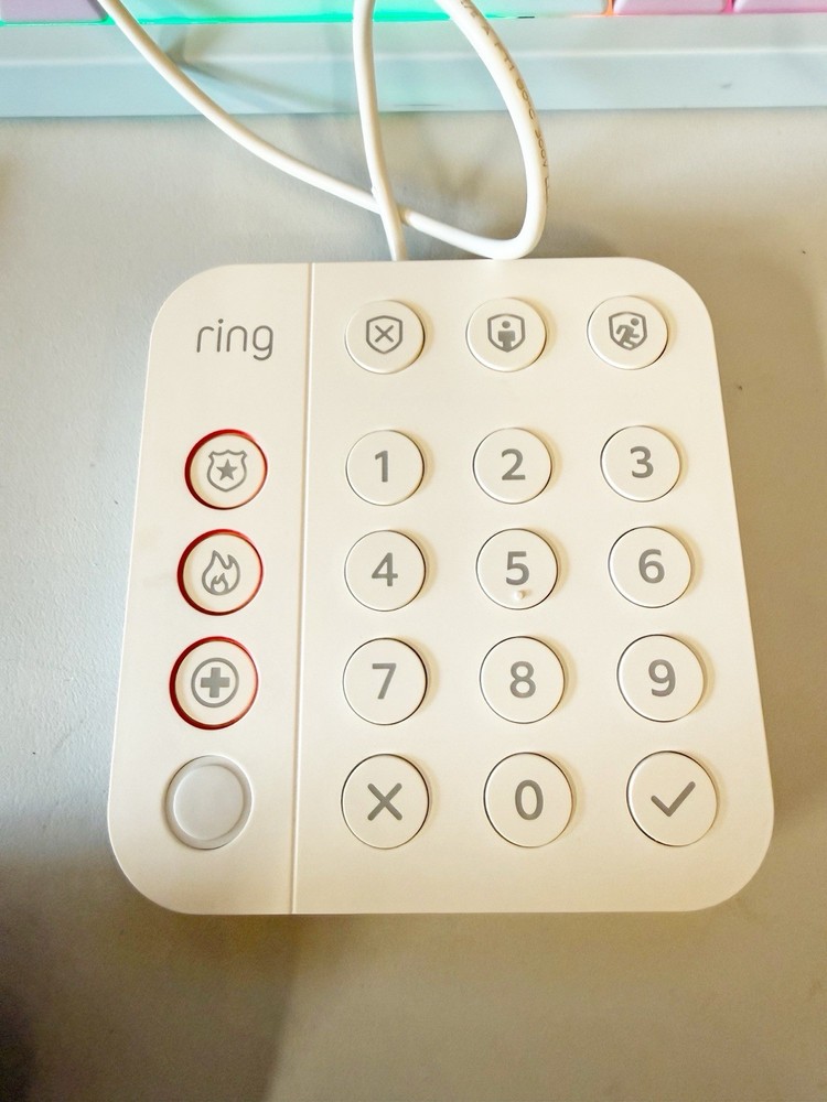 (1) Ring 5AT2S7 2nd Gen Wireless Keypad Z-Wave Plus Home Security System Alarm