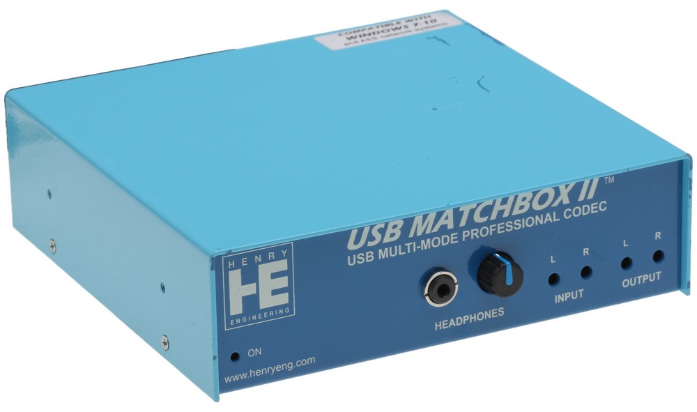 Henry Engineering USB Matchbox II Broadcast AES Digital & Balanced Analog Audio