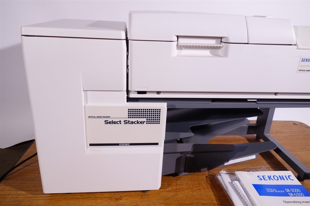 Sekonic SR-3500 OMR Optical Mark Reader + Stacker / Excellent