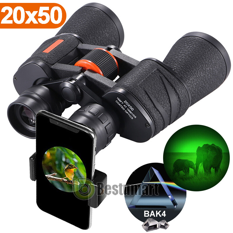 100x180 Autofocus Binoculars Powerful Long Range Fixed Focus Telescope Goggles