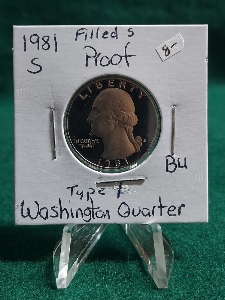 1981-S Washington Quarter Proof from US Mint Proof set