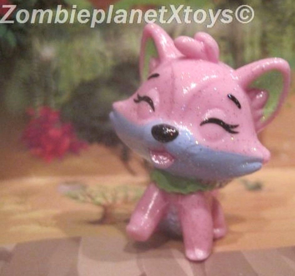 HATCHIMALS COLLEGGTIBLES  FIGURE TARGET PINK FOX  SPRING SPARKLY   MINI