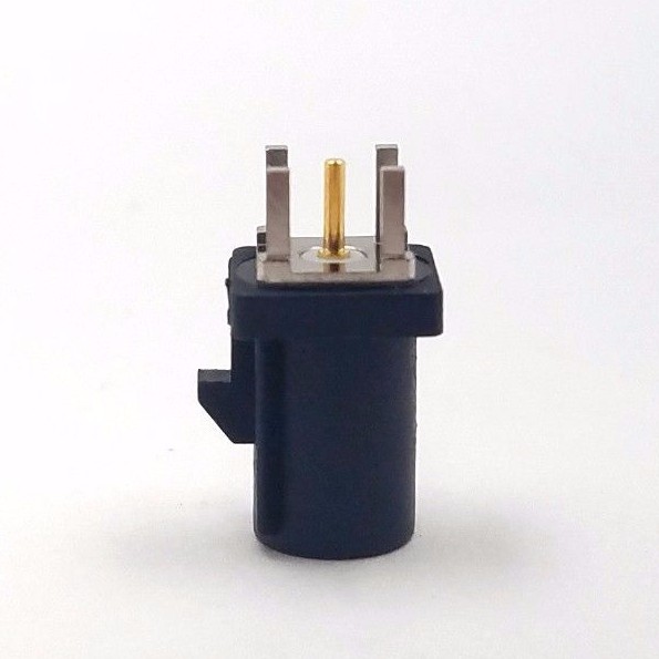 10pcs Auto Fakra Straight Plug PCB Mount Key Code A Black