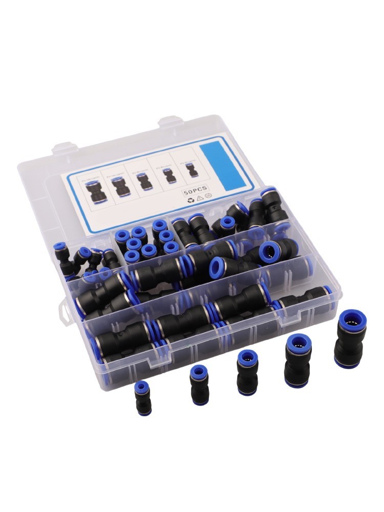 Quick Release Pneumatic Connectors 50pcs for Efficient Pipe Connections