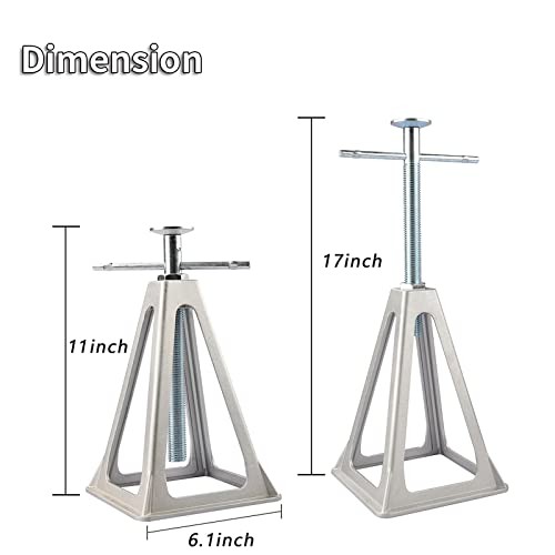 4 Pack, for RV, Camper and Trailer Stabilization, Aluminum RV Stack Jack