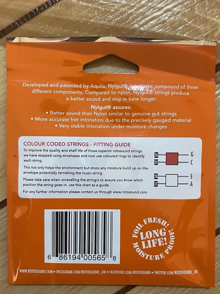 Rotosound Nugut Concert Ukulele Strings