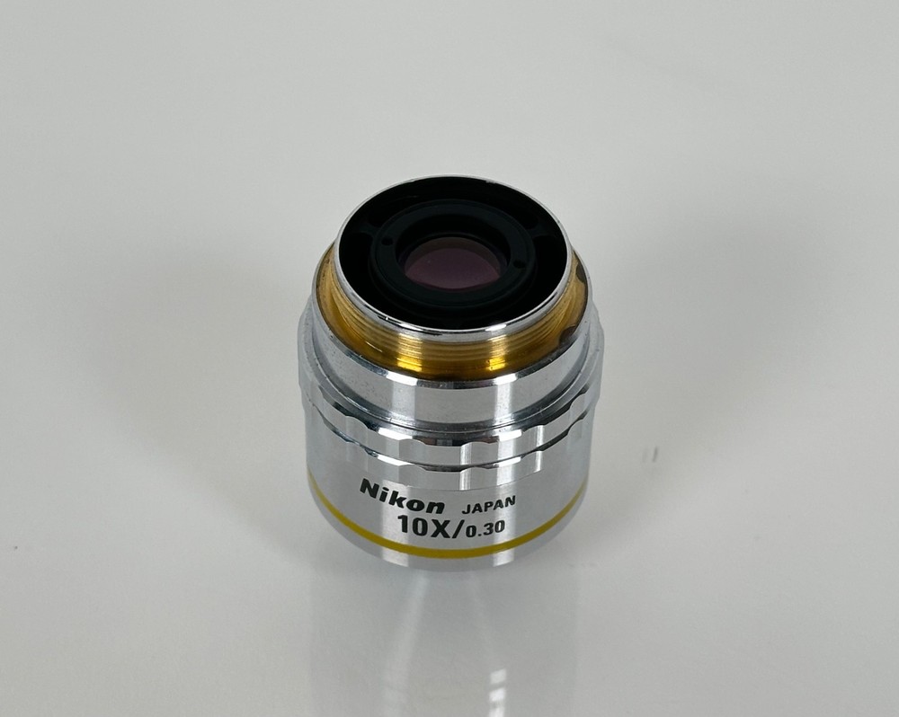 Nikon CF Plan 10x/0.30 BD ∞/0 WD 6.5 Microscope Objective Lens