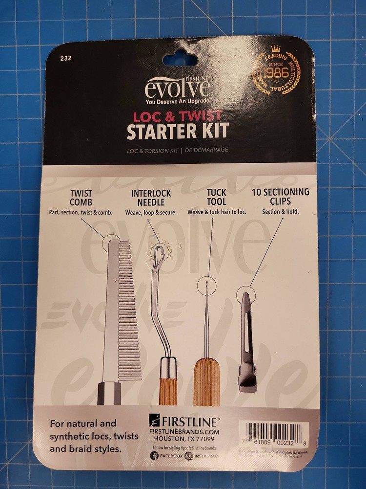 Evolve Loc Twist Starter Kit Crochet Braids Interlock Needle Tuck Tool Section