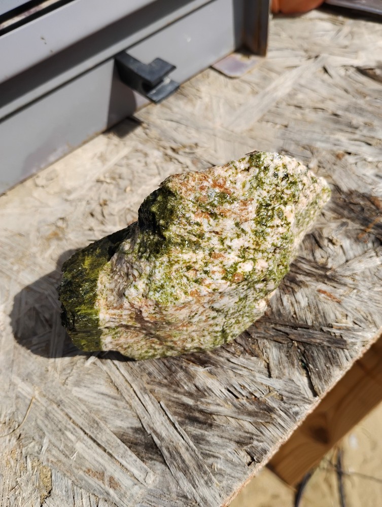 Epidote Specimen Rough Specimen Crystalized