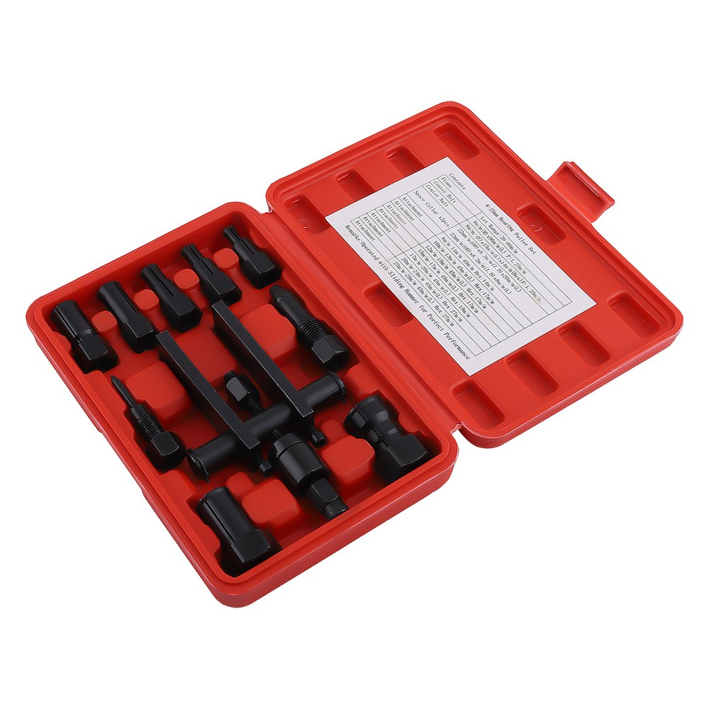 8-25MM Motorcycle Internal Bearing Puller Set Inner Bearing Puller Sets w/ Box