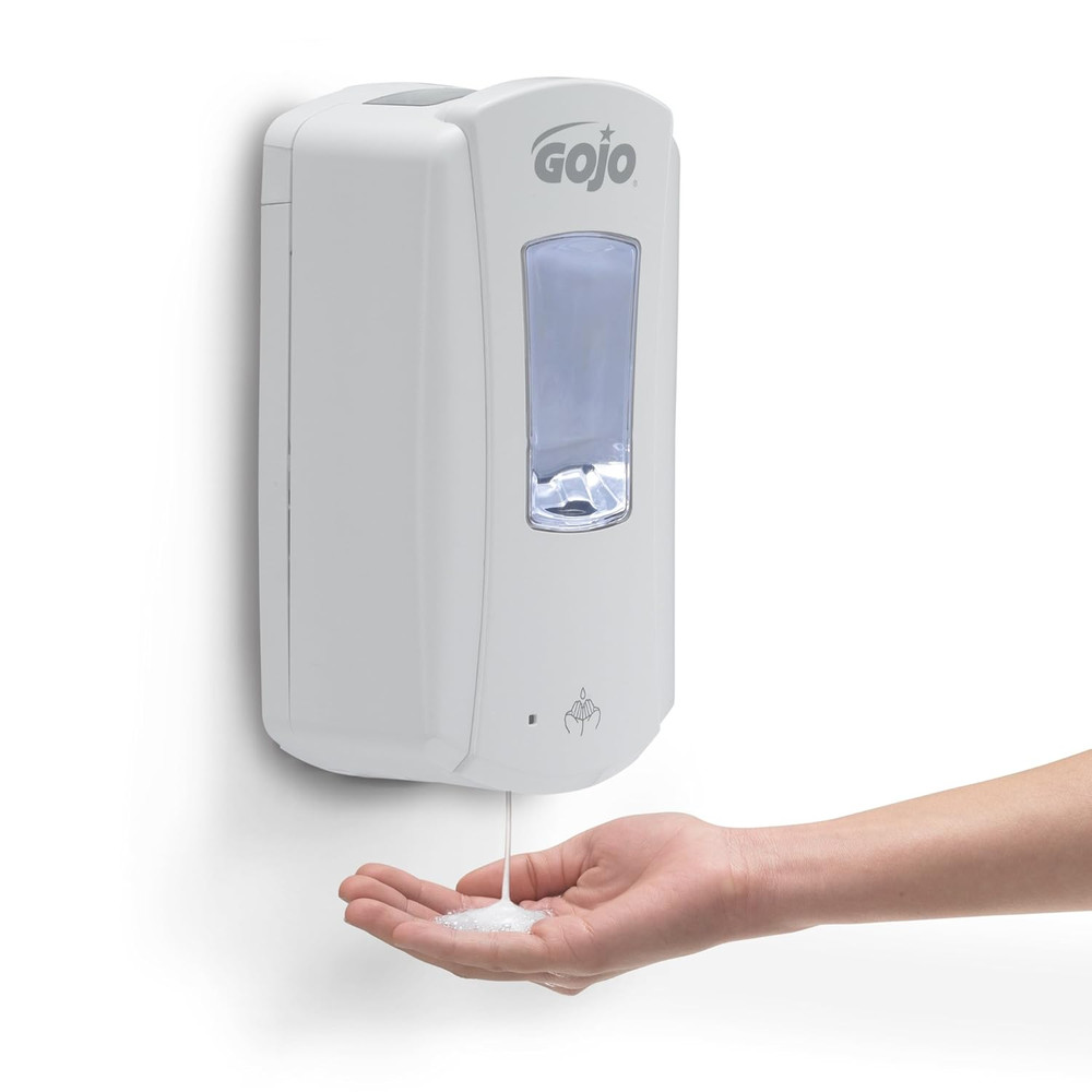 LTX-12 Touchless Foam Soap Dispenser & 1200ml Refill - White