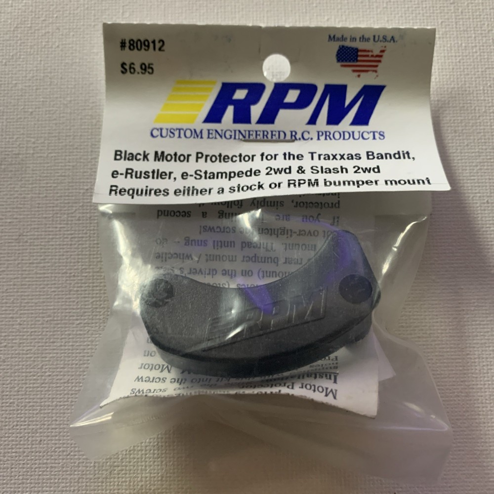 RPM Black Motor Protector 80912 NEW