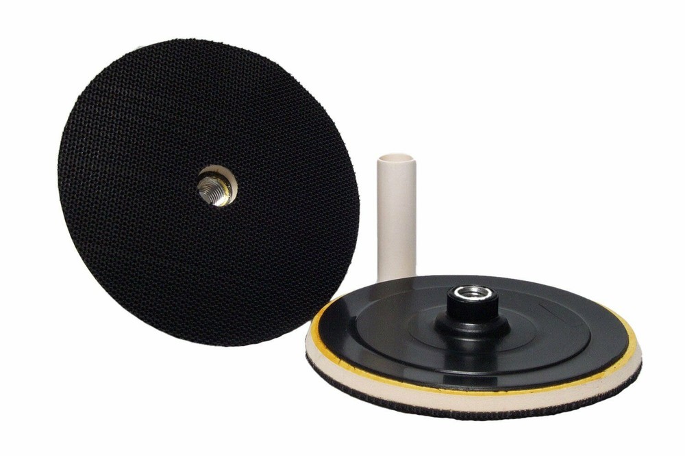 7.5" Wool Blend Hook & Loop Buff Pad Kit-Medium Cutting & Polishing Made in USA
