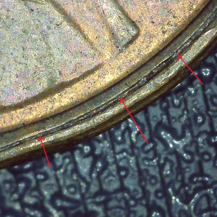 1980 Lincoln Penny error misaligned die, missing details