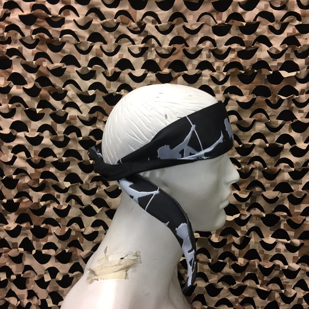 NEW KM Paintball Headband - Grey Stripper