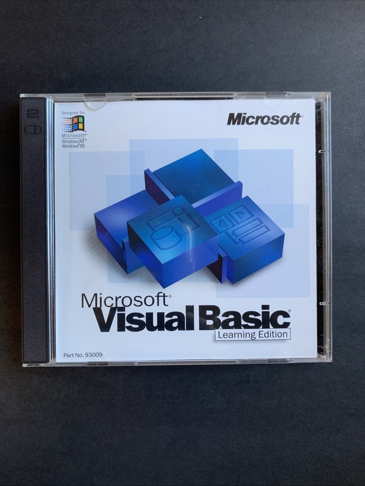 MICROSOFT VISUAL BASIC 5.0  LEARNING EDITION - w/CD KEY UNTESTED