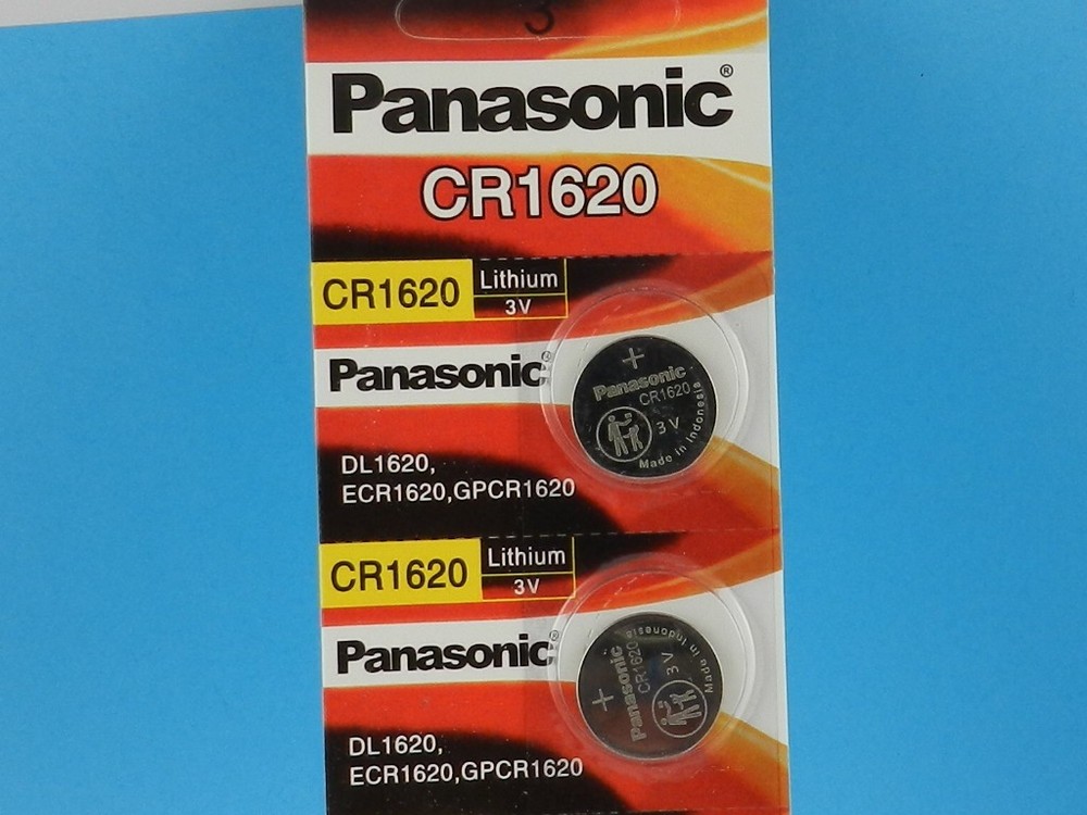 PANASONIC  CR1620  LITHIUM 3V  BATTERY  2Pcs