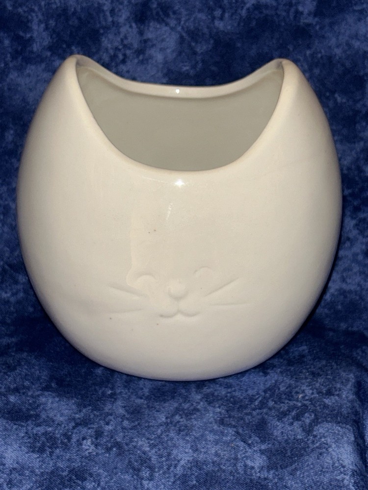 Cat Lady Box Ceramic Vase-3 1/2" tall