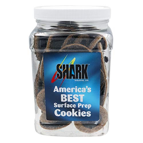 Shark 13088 50-Pack Brown Quick Change Surface Prep Conditioning Discs, 2 Dia.