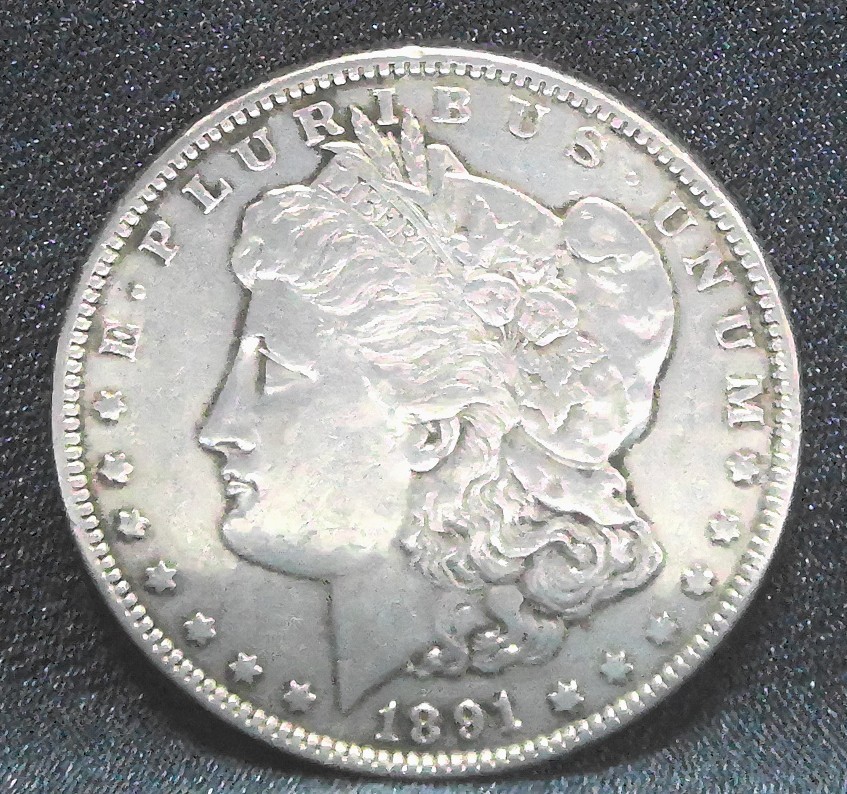 1891 $1 Morgan Silver Dollar