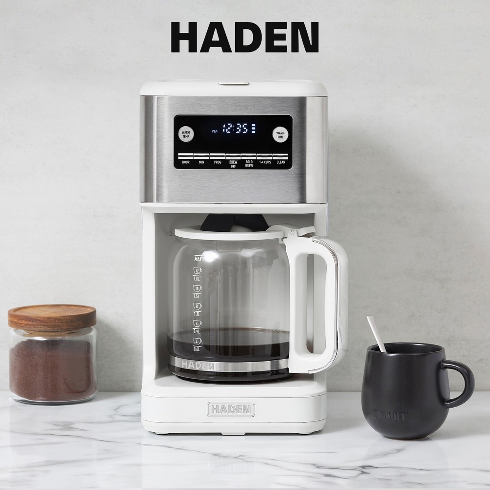 Haden Generous Brew 14 Cup Programmable Digital Coffee Maker Pot (Open Box)