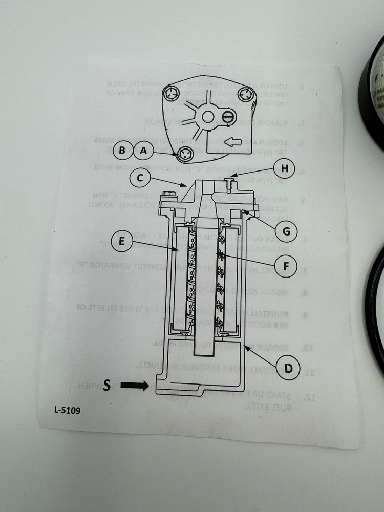 AM General 5589161 Fuel Filter for HMMWV (Basic, A1 & A2 variants) with O-Ring
