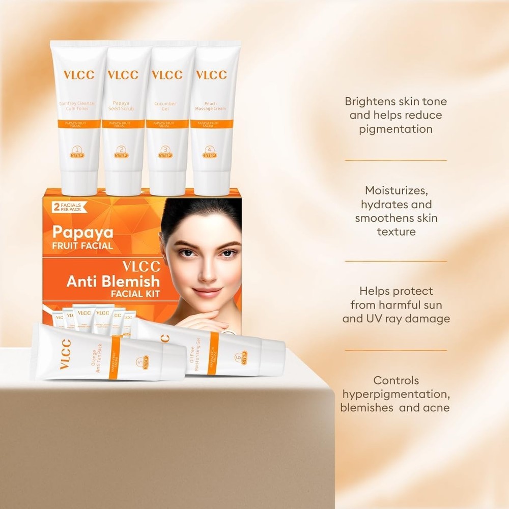 Papaya Fruit Single Facial Kit 60gm