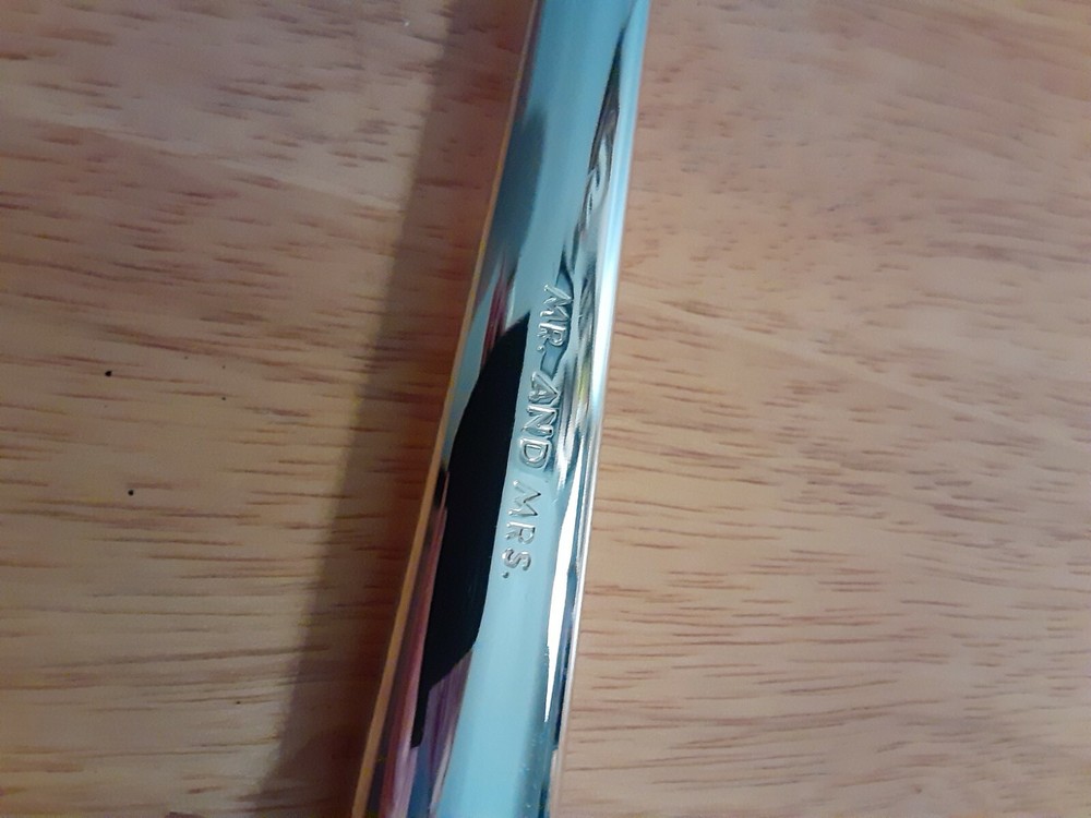 Kate Spade Lenox Darling Point Mr & Mrs Silverplate Cake Server only