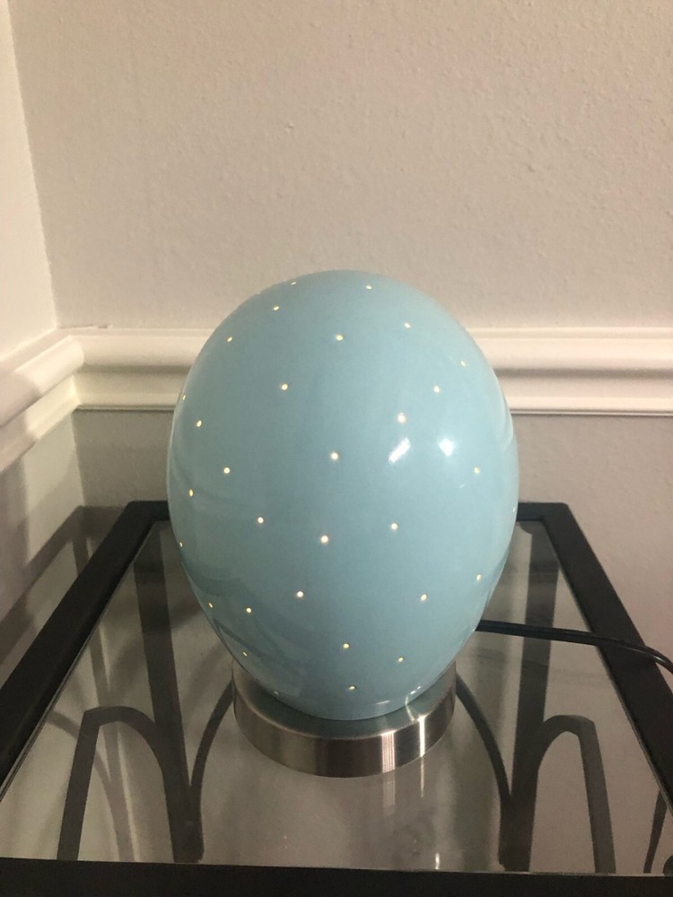 J Schatz Star Egg Nightlight (Light Aqua)