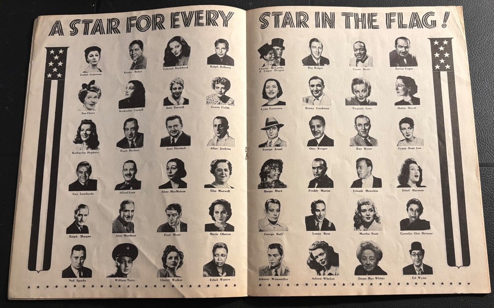 World War II - Stage Door Canteen Program Sol Lesser Nice Shape!