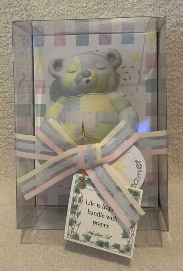 Lady Jayne Ltd TEDDY BEAR Ceramic Plug-In Night Light - NIB