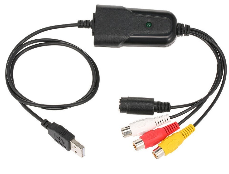 Plug-N-Play PC-Based USB Video Digitizer1 DVR Adapter║MPEG2 WMV Recorder Editor
