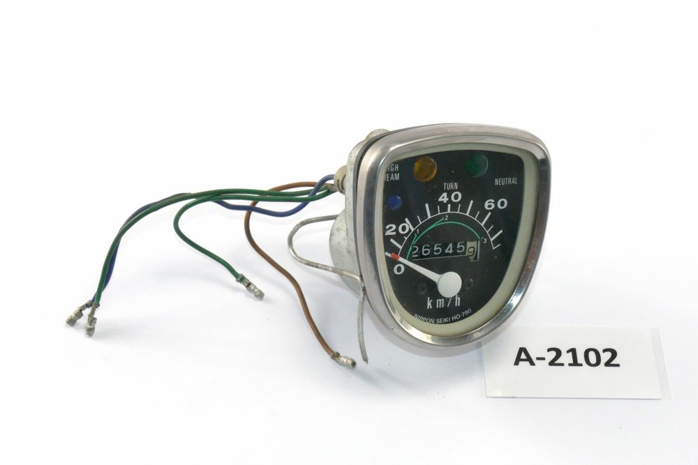 Honda C 50 L Bj 1982 - speedometer cockpit instruments A2102