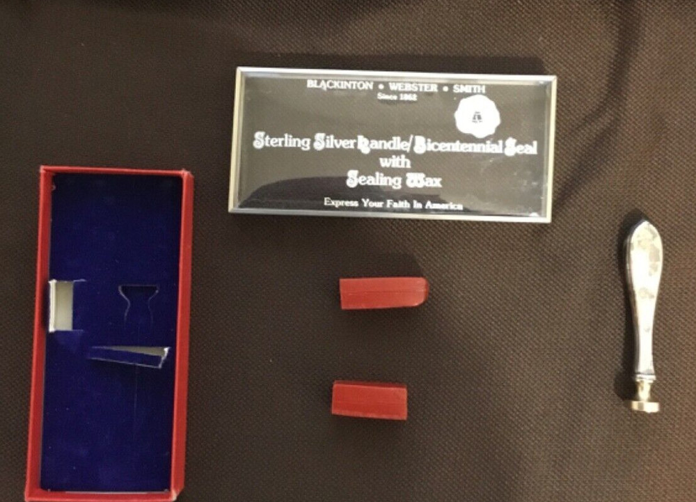 Bicentennial Stamp 1776  Webster Smith Sterling Silver handle