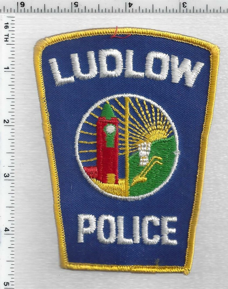 Ludlow Police (Massachusetts) 3rd Issue Shoulder Patch