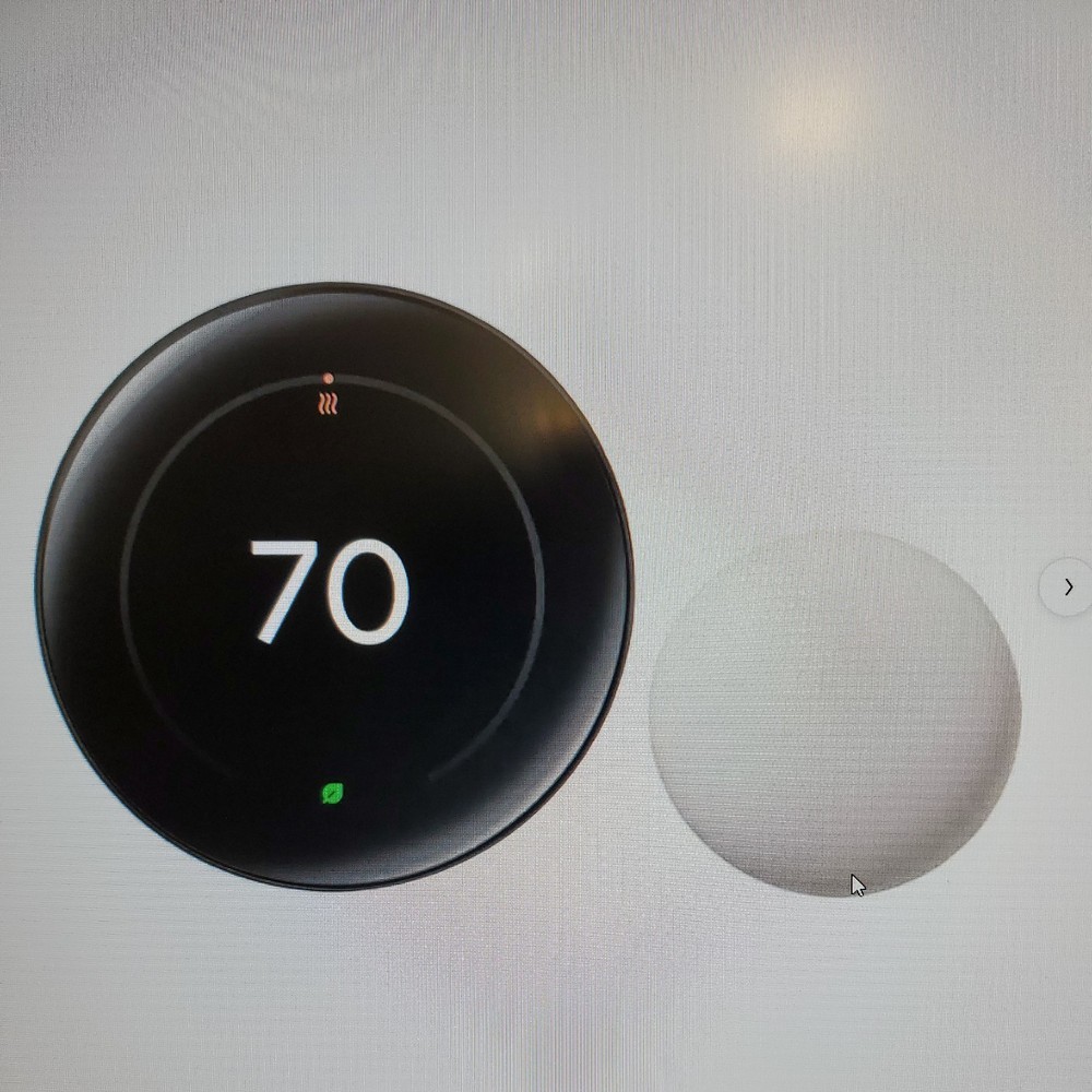 Google - Nest Learning Thermostat 4th Gen with Temperature Sensor Obsidian