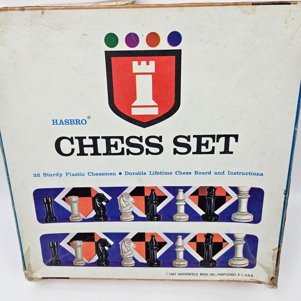 Vintage Hasbro Chess Set 1970