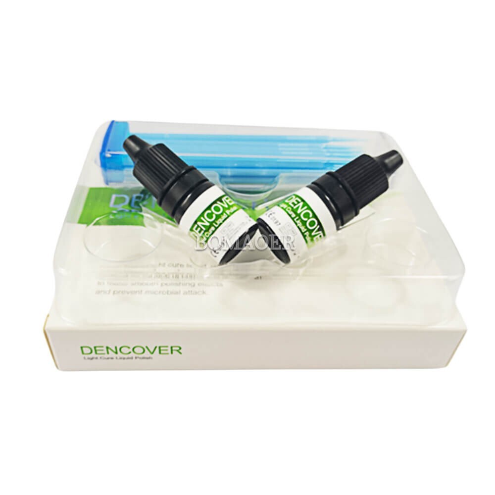 1 Bottle Dental DENCOVER light cure liquid polish 3ml/pack