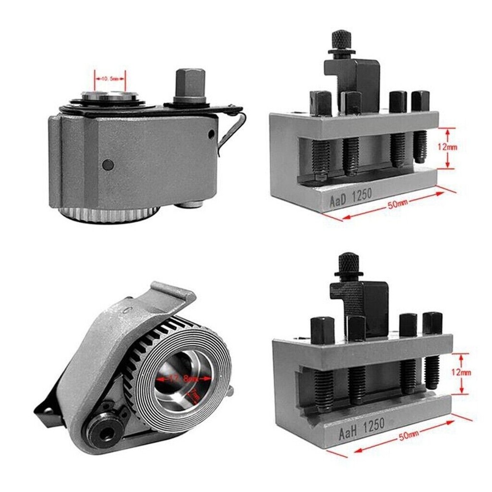 Size Aa Quick Change Tool Post Holder for Mini Lathe Multifix Lathe Tool Post